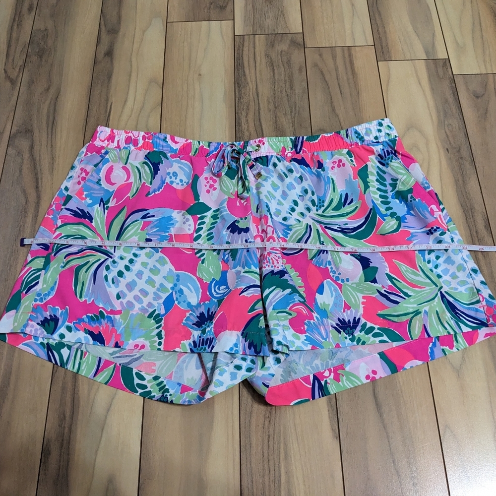 EUC! Lilly Pulitzer Katia Shorts Multi Raise The Bar Size XL - Picture 6 of 13